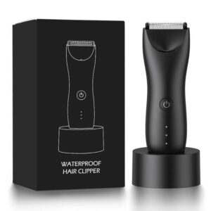 all in one waterproof, rechargeable body hair trimmer cordless electric groin and body hair epilator