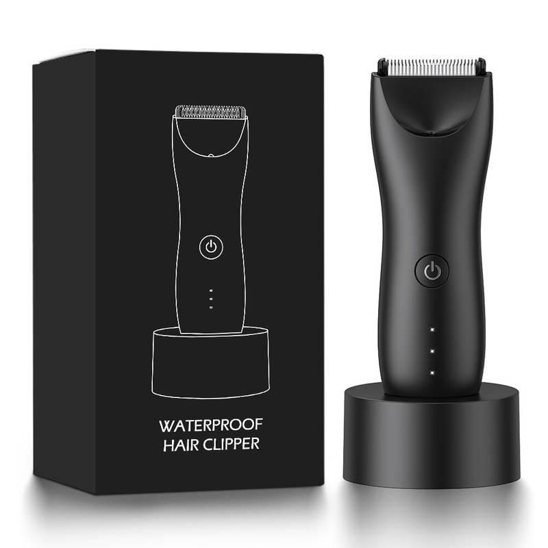 all in one waterproof, rechargeable body hair trimmer cordless electric groin and body hair epilator