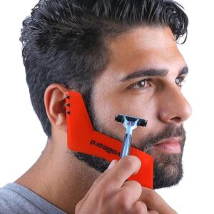 precision beard shaping comb – styling template for men