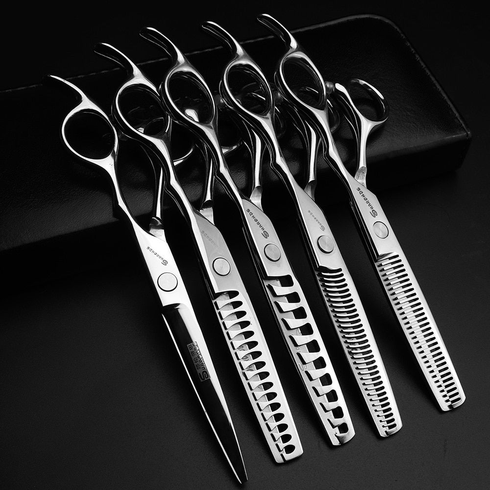professional hairdressing scissors set precision hair cutting & thinning shears, japanese steel