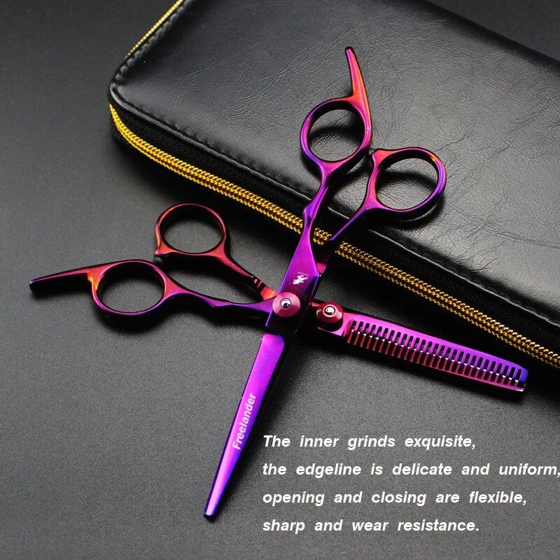 professional 6 inch hair thinning scissors japanese steel barber shears for precision cutting