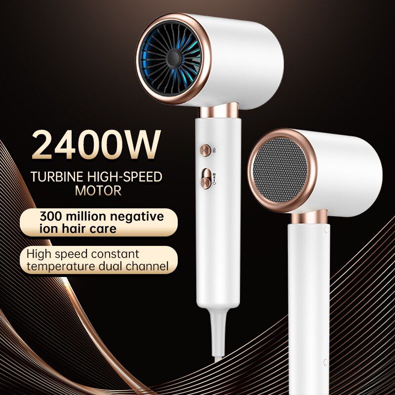 high speed electric turbine hair dryer with constant temperature & low noise