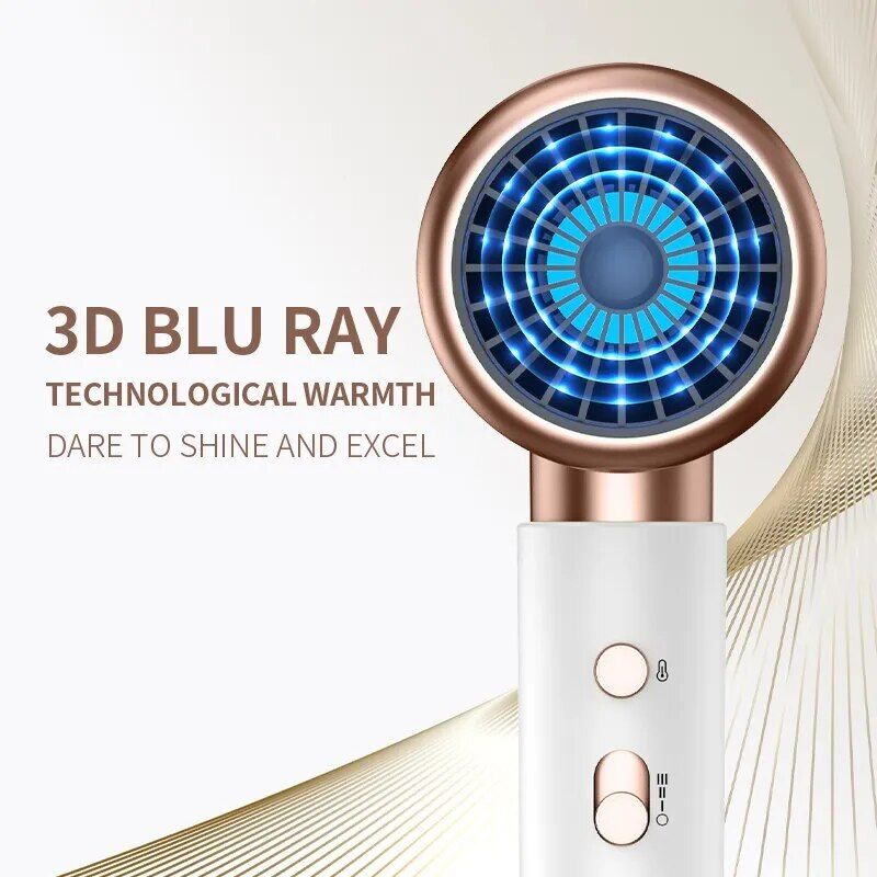 high speed electric turbine hair dryer with constant temperature & low noise