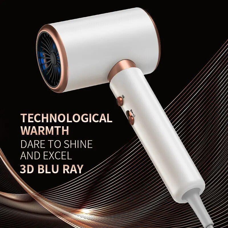 high speed electric turbine hair dryer with constant temperature & low noise
