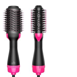 one step ionic hair dryer brush: styler, volumizer, straightener & curler in one