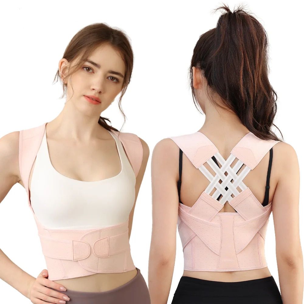 fully adjustable spine support posture corrector brace