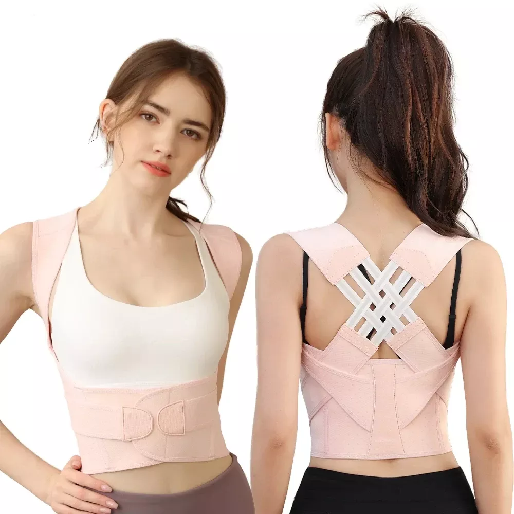 fully adjustable spine support posture corrector brace