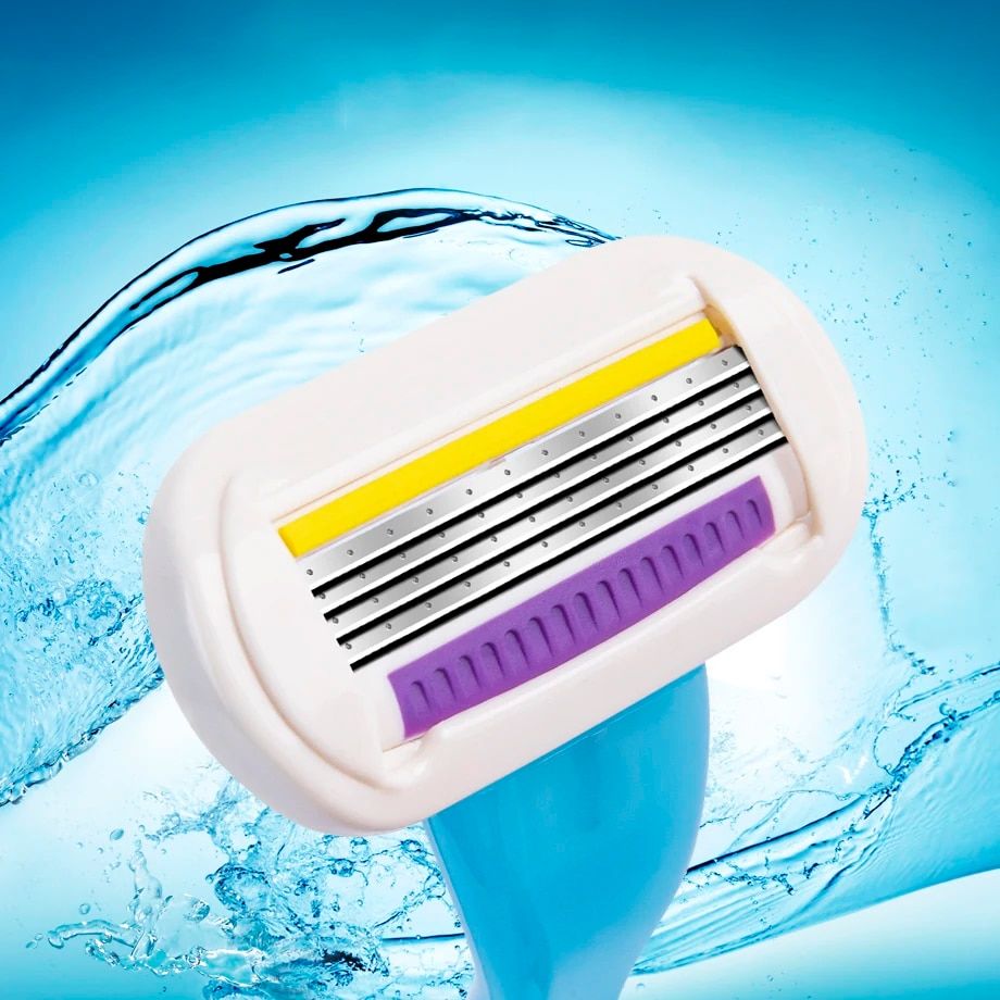 deluxe safety razor set for women ultra precise bikini & body hair removal