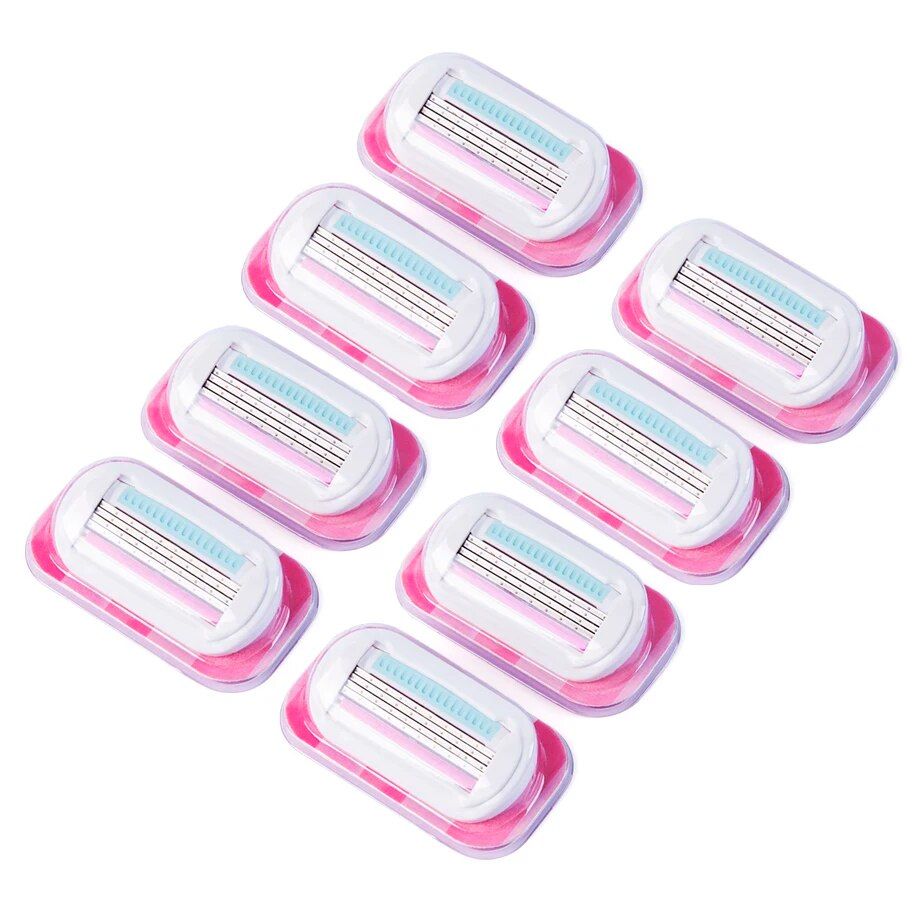 deluxe safety razor set for women ultra precise bikini & body hair removal