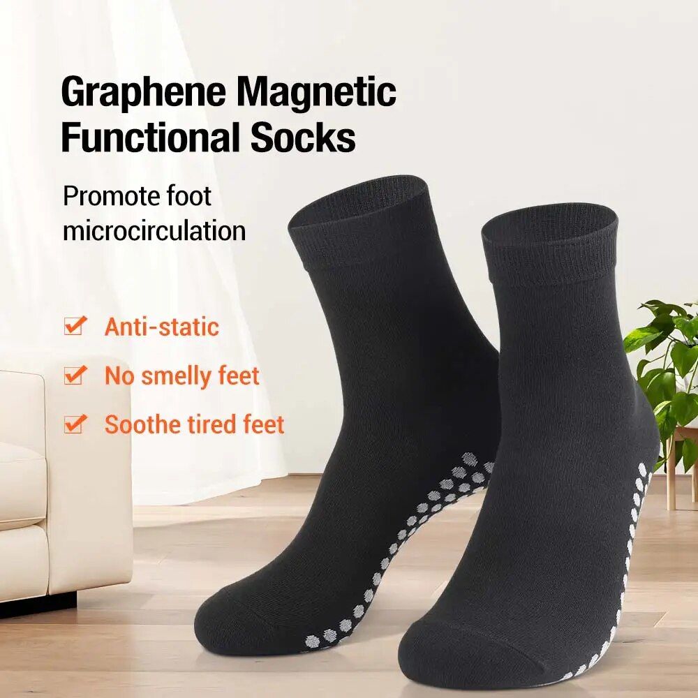 graphene infused magnetic anti fatigue socks for men & women