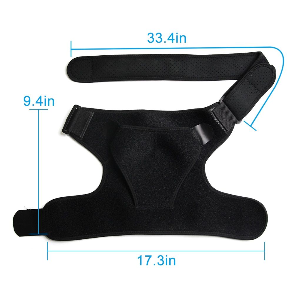 adjustable shoulder support brace for joint pain & injury