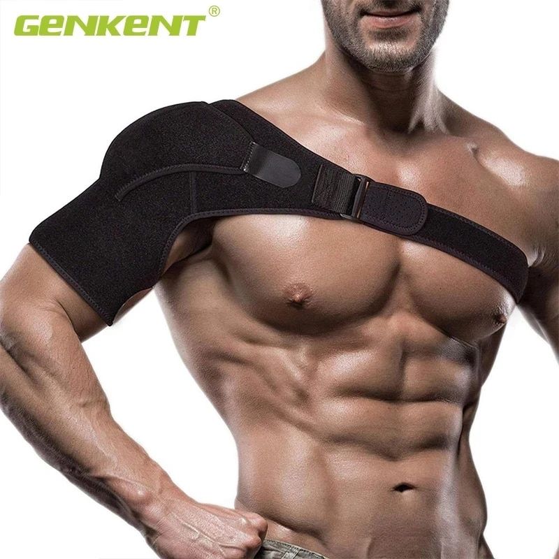 adjustable shoulder support brace for joint pain & injury