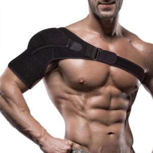 adjustable shoulder support brace for joint pain & injury