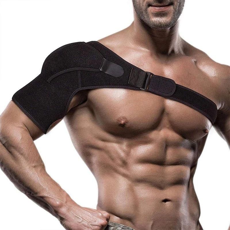 adjustable shoulder support brace for joint pain & injury