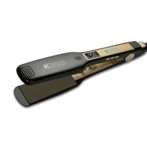 digital lcd titanium flat iron hair straightener