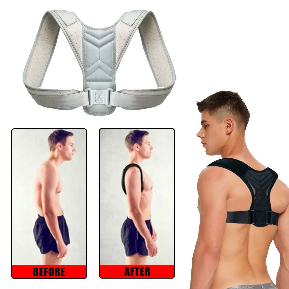 adjustable back and neck posture corrector – discreet comfort fit for everyday use