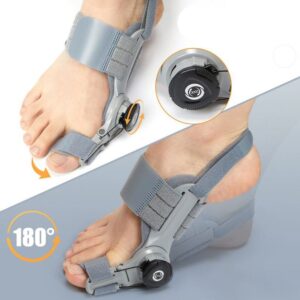 ultimate comfort bunion corrector adjustable toe straightener & hallux valgus relief