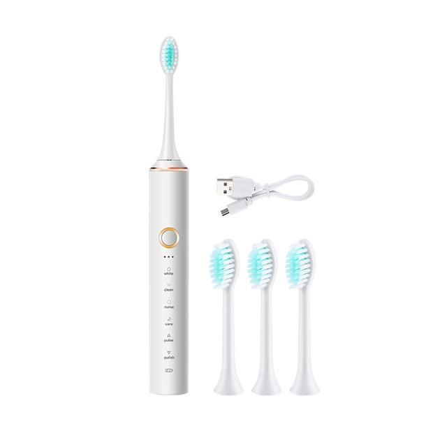 advanced sonic electric toothbrush with timer