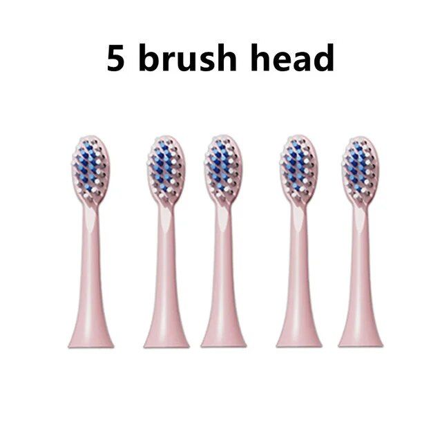 5 brush head pink