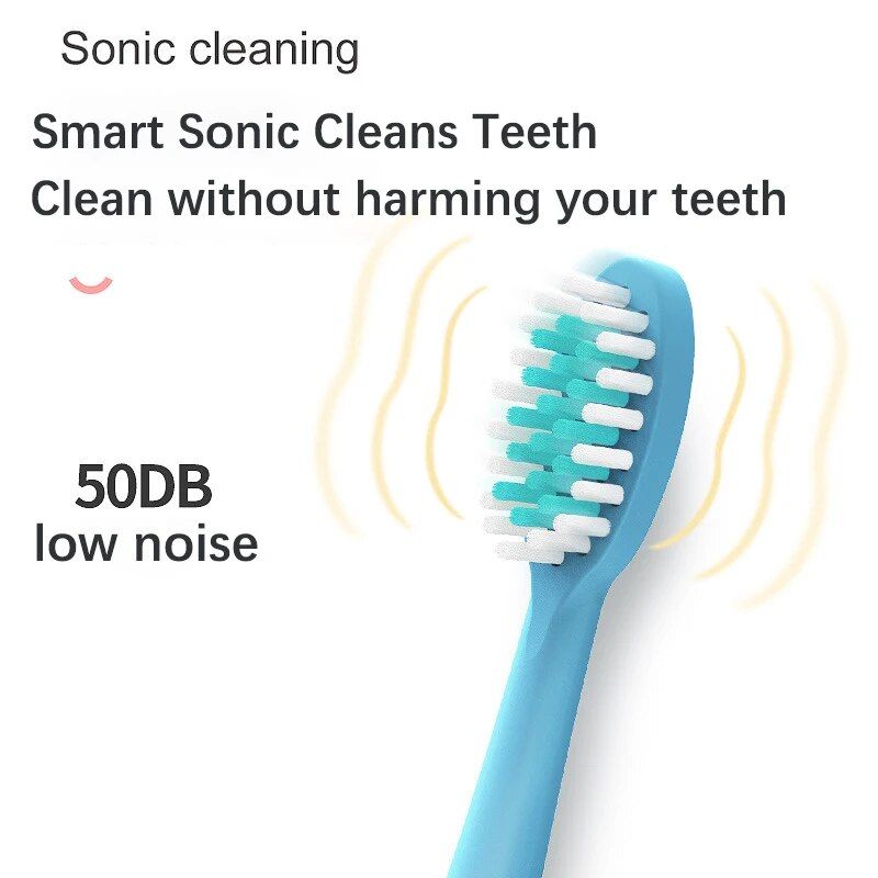 kid friendly sonic electric toothbrush with multiple brush heads & smart timer