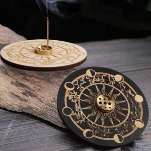 modern wooden incense holder for enhanced home ambiance & mindful practices