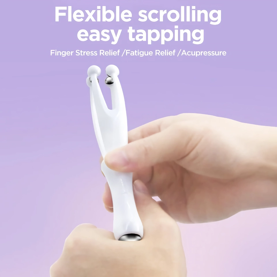 360° rolling finger massager