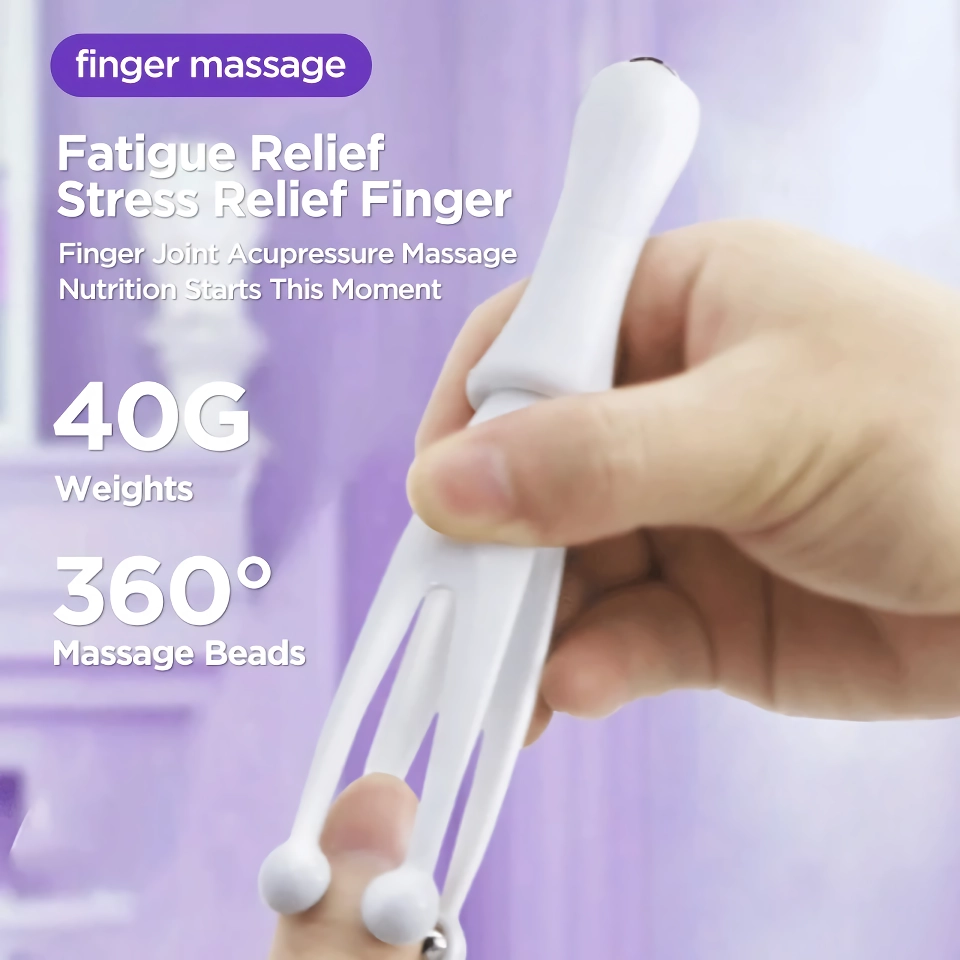 360° rolling finger massager