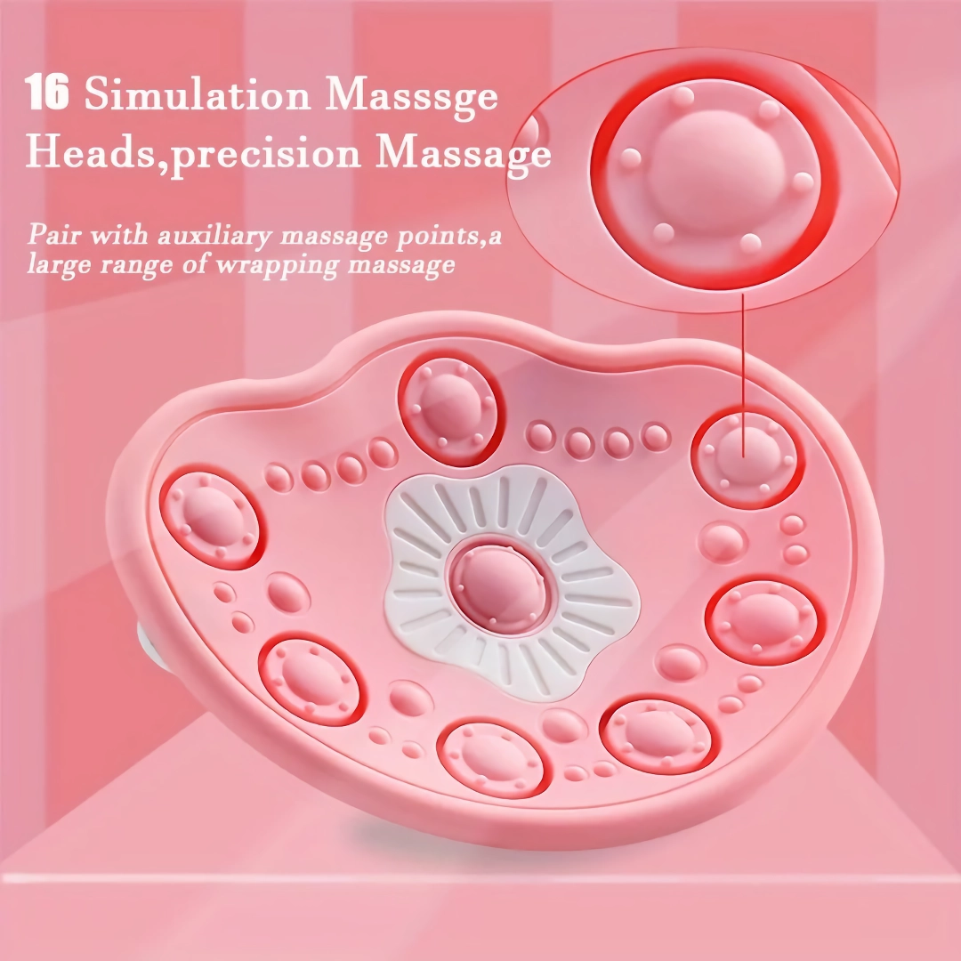 remote control chest heating massage device