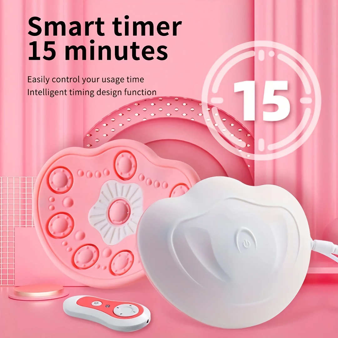 remote control chest heating massage device