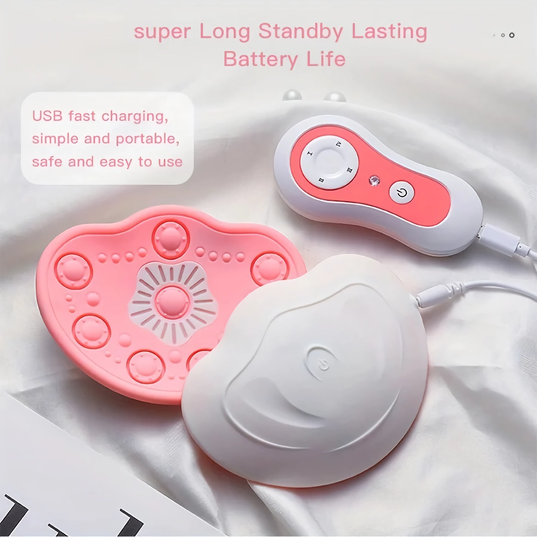 remote control chest heating massage device
