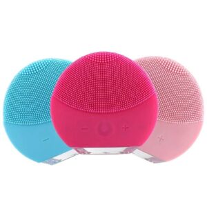 waterproof electric silicone facial cleanser & massager