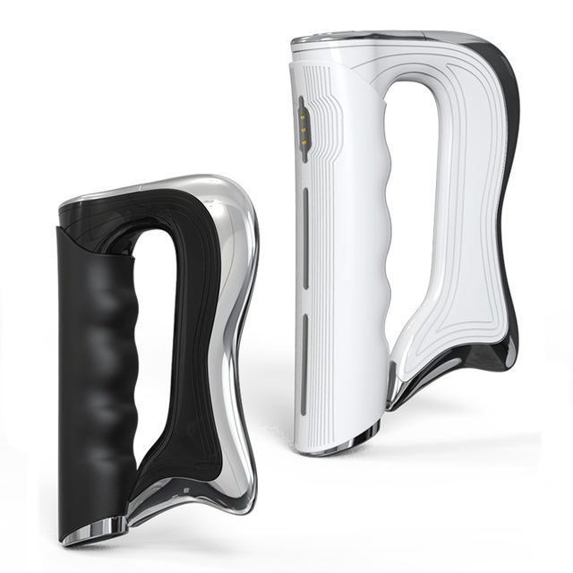 3 speed microcurrent fascia massager gun with gua sha scraping