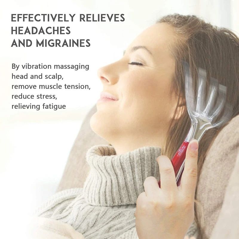 electric five finger scalp and body massager