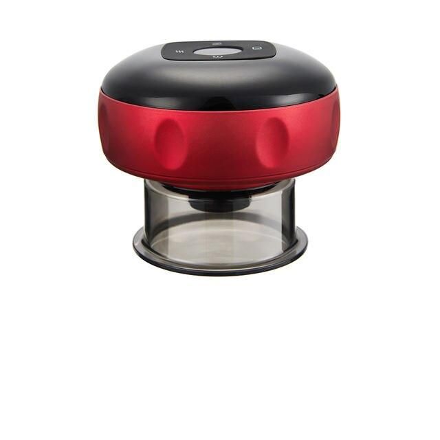 3 in 1 wireless vacuum cupping massage device with red light heating
