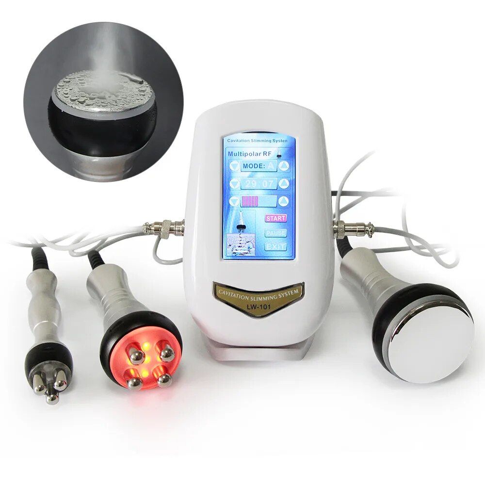 3 in 1 ultrasonic cavitation slimming & skin tightening machine