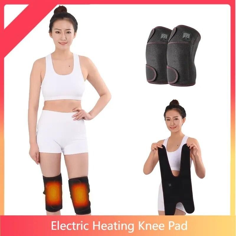 electric infrared knee heating pad with adjustable heat settings for pain relief