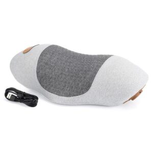 neck traction & massage pillow: ergonomic cervical spine relief & travel companion