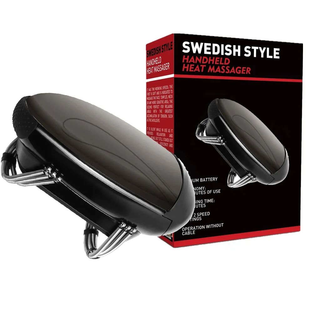 electric handheld head and body massager for barbers