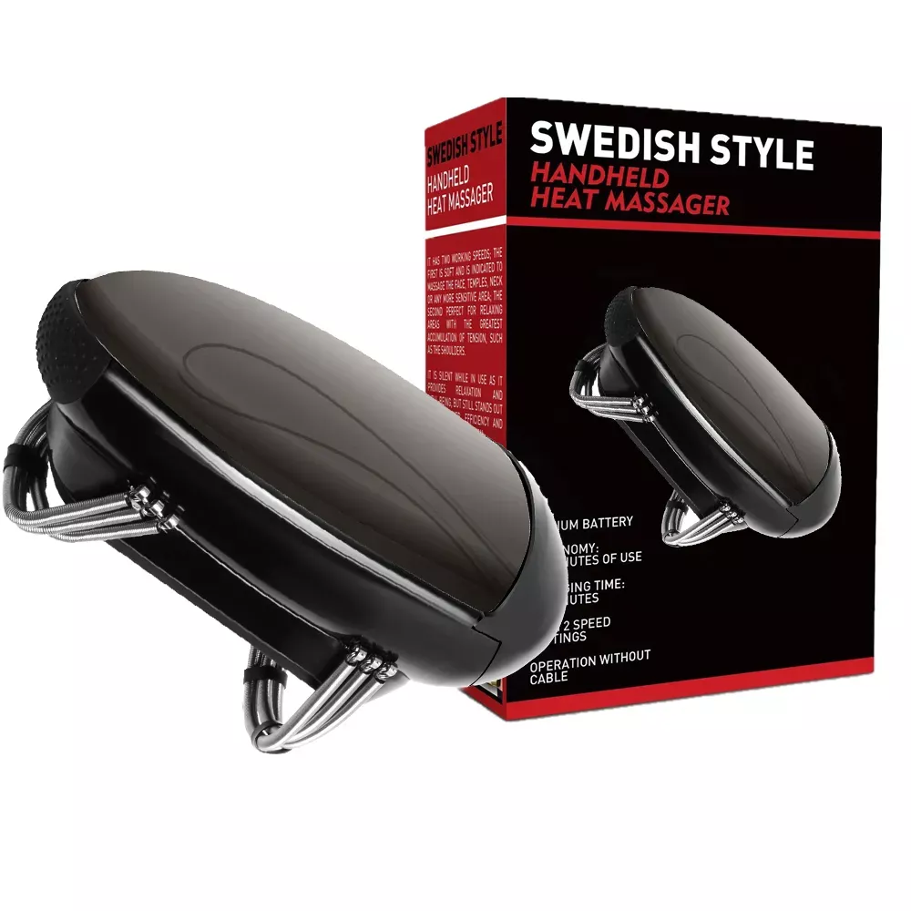 electric handheld head and body massager for barbers