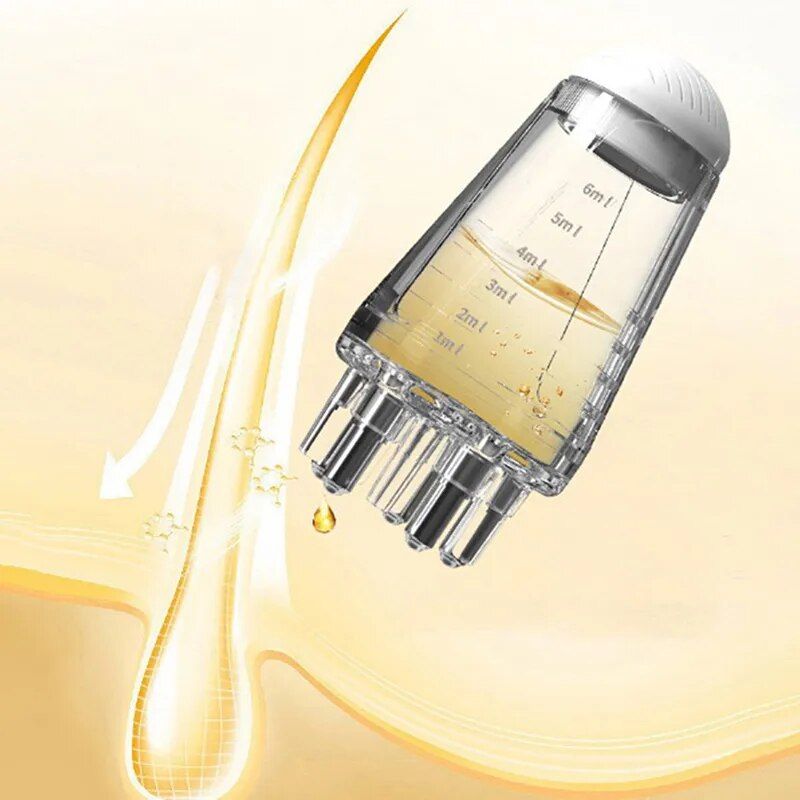 mini portable scalp applicator & massage comb