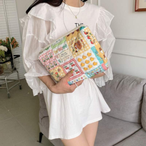 floral elegance portable makeup bag travel sized cosmetic organizer