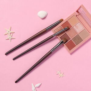 high quality goat hair tapered blending makeup brushes