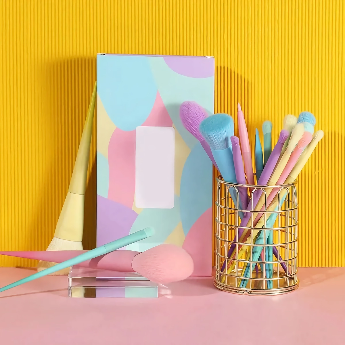 17 piece professional makeup brush set