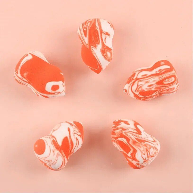 2 pack gradient marble beauty sponge: ultimate makeup application