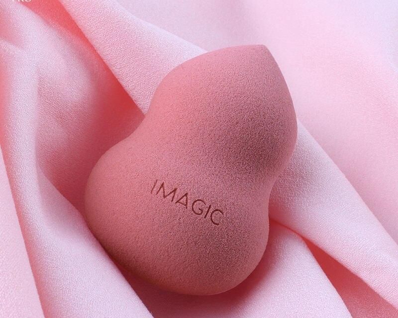 3pcs professional makeup sponge set dual use, wet & dry application, non latex cosmetic puffs