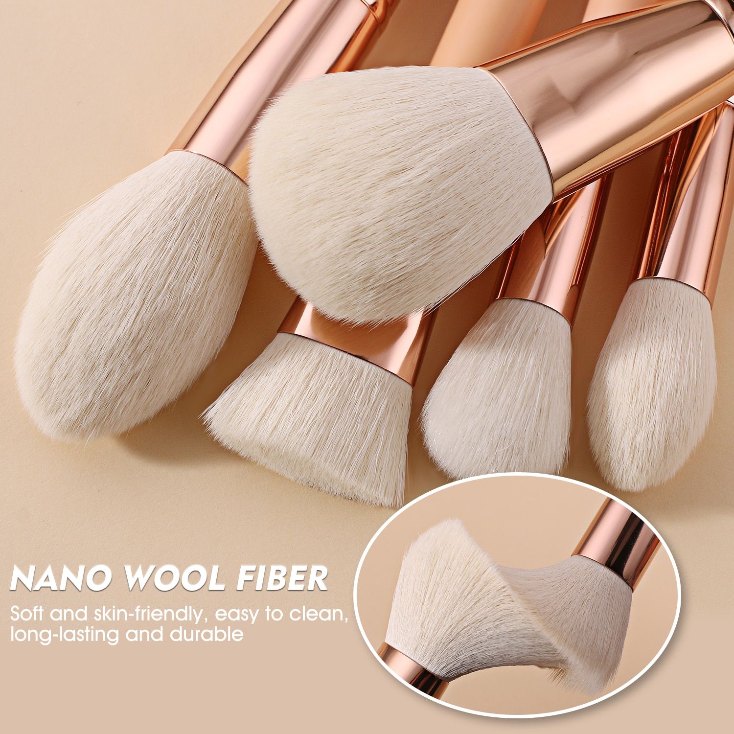 premium pink makeup brush set: high quality tools for flawless beauty