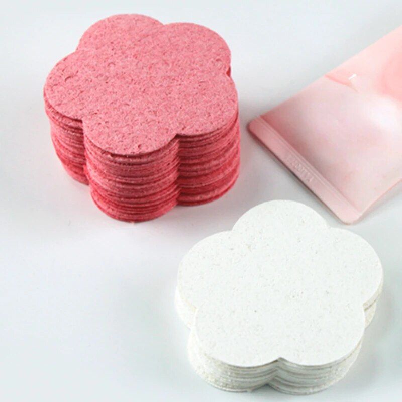 20pcs natural cellulose facial exfoliating sponges
