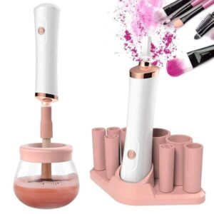 electric makeup brush cleaner and dryer quick, easy, and effective cleaning for your brushes