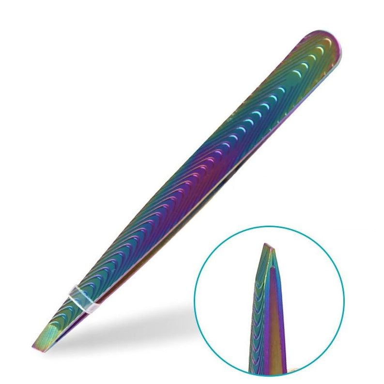 professional stainless steel eyebrow tweezers effective hair removal tool