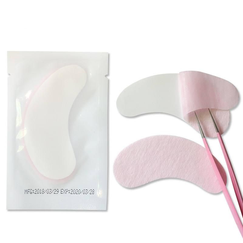 50pairs luxe hydrogel eye pads for eyelash extension – lint free, anti wrinkle gel patches